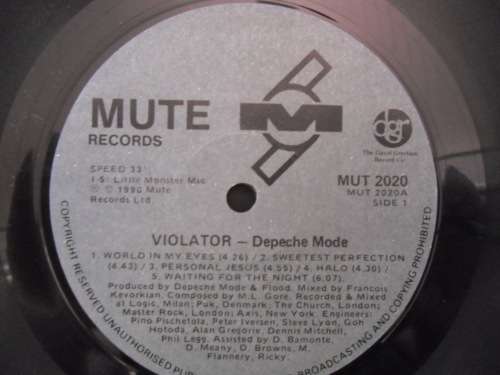 RARE!!! DEPECHE MODE - VIOLATOR VINYL, LP, RECORD